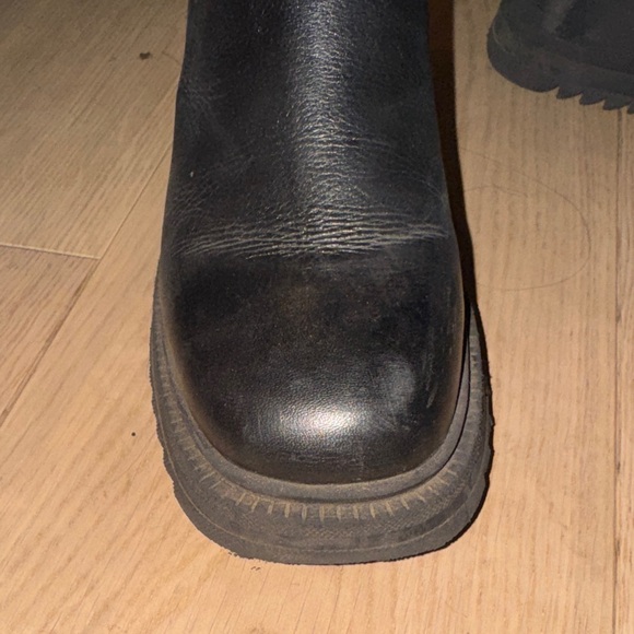 Steve Madden Leather Garth Ankle Boots - Picture 3 of 5